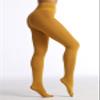 EVERSWE Women's 80 Den Soft Opaque Tights, Women's Tights (Small-Medium, Goldenrod) view 3