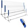 Renatone Badminton Net, 2.5' to 5' Height Adjustable Competition Training Net w/Stand & Portable Carrying Bag for Volleyball Tennis Pickleball (14.0 Feet) view 1