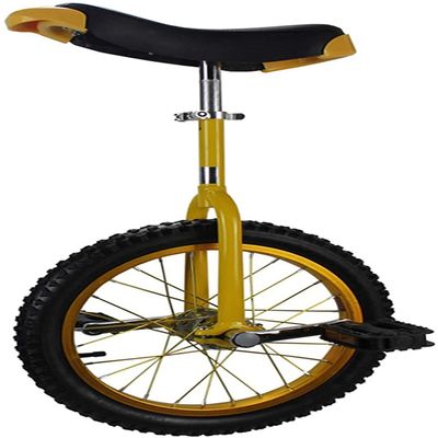 LJYT 14-24 inch Unicycle, Perfect Beginner's Unicycle, with Adjustable seat, Alloy Rim and Extra-Thick Tires, Load 150 kg/330 lb (Size : 16inch)