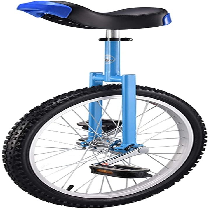 LJYT Big Wheel Adult Bikes Unicycle, 20" Balance Cycling Unicycles with Ergonomical Design Saddle for Travelling Acrobatics