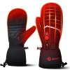 Savior Heated Gloves for Men and Women,Rechargeable Electric Heated Mittens,Suitable for Winter Outdoor Work,Skiing,Running,Hiking,etc. view 1