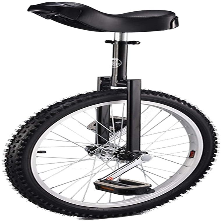 LJYT Big Wheel Adult Bikes Unicycle, 20" Balance Cycling Unicycles with Ergonomical Design Saddle for Travelling Acrobatics, 150Kg Load