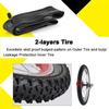LJYT 16-24 inch Unicycle, Perfect Beginner Unicycle with Adjustable seat, Extra-Thick Tires, Load 150 kg/330 lb (Size : 24inch) view 4