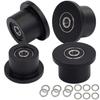 Total Gym 1700 Club Wheels/Rollers Qty for 4 Models 1000 1100, 1400, 1500, 1600, 1700, 1800, 1900, Achiever, Force, Gold, Max, Platinum, Platinum Plus, Pro, Supra, Supreme, Ultima, Ultra, XLI view 3