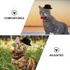 Balacoo Pet Hat and Tie Set Guinea Pig Grooming Kit Chinchilla Bow Tie Formal Casual Pet Dress view 3