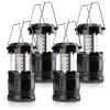 Camping Lantern, 4 Pack Brightness Adjustable LED Camping Lights, Collapsible IPX4 Waterproof Survival Lanterns for Power Outages, Home Emergency, Camping, Hiking, Hurricane view 1