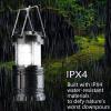 Camping Lantern, 4 Pack Brightness Adjustable LED Camping Lights, Collapsible IPX4 Waterproof Survival Lanterns for Power Outages, Home Emergency, Camping, Hiking, Hurricane view 3