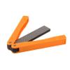 Sevenfly Tool Sharpener Folding Pocket Knife Sharpener Pruners Loppers or Blade Sharpening Stone for Garden Outdoor Kitchen,Orange view 1