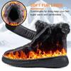 Aomigoct Women Winter Snow Boots: Fur Lined Warm Slip On Boots for Women Waterproof Booties Comfortable Outdoor view 3
