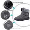 Aomigoct Women Winter Snow Boots: Fur Lined Warm Slip On Boots for Women Waterproof Booties Comfortable Outdoor view 4