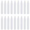 200 Pieces Collar Stays Plastic Collar Stays Collar Bones Collar Stiffeners Collar Supports for Men Shirts(White, 1 x 6 cm) view 1