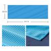 Cooling Towel for Instant Heat Relief, Cool Towel with Carry Bottle, Soft Chilly Towel Easy Carrying and Stay Cool for Yoga, Golf, Gym, Camping, Running, Workout & More Activities 3PCS Light gray view 2