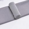Cooling Towel for Instant Heat Relief, Cool Towel with Carry Bottle, Soft Chilly Towel Easy Carrying and Stay Cool for Yoga, Golf, Gym, Camping, Running, Workout & More Activities 3PCS Light gray view 3