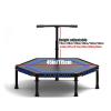 Trampoline 45"/50'' Mini Trampoline, Fitness Rebounder with Adjustable Foam Handle, Exercise Bounce for Adults Indoor/Outdoor WorkoutMax Load 250 Kg (Size : 45in) view 3