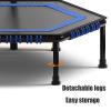 Trampoline 45"/50'' Mini Trampoline, Fitness Rebounder with Adjustable Foam Handle, Exercise Bounce for Adults Indoor/Outdoor WorkoutMax Load 250 Kg (Size : 45in) view 4