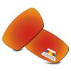 Bwake Replacement Lenses for Oakley Square Whisker Sunglasses - Fire Red POLARIZED view 1