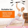 Fitness Exercise Bar,Elastic Fitness Bar,High Frequency Vibration Training Fat Buring Workout Bar for Yoga Pilates Sports,Power Twister for Arm,Abdominal Muscles Strength Exercises in Home Gym view 2
