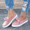ZBYY Women's Slip On Sneakers,Fashion Sneakers Classic Flats Comfortable Walking Casual Shoes Bow Loafers view 4