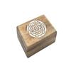 STORE INDYA Wooden Handmade Decorative Mandala Carving Wooden Jewelry Box with Whitewash finish Treasure Box Jewelry Organizer Keepsake Box Treasure Chest Trinket Holder Watch Box Gifts for her Girl view 2