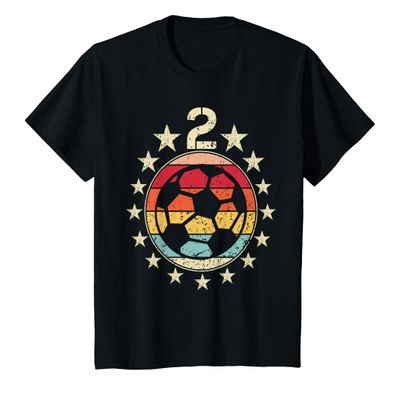 2nd Birthday Soccer Second 2 Year Old Birthday Boy Girl T-Shirt