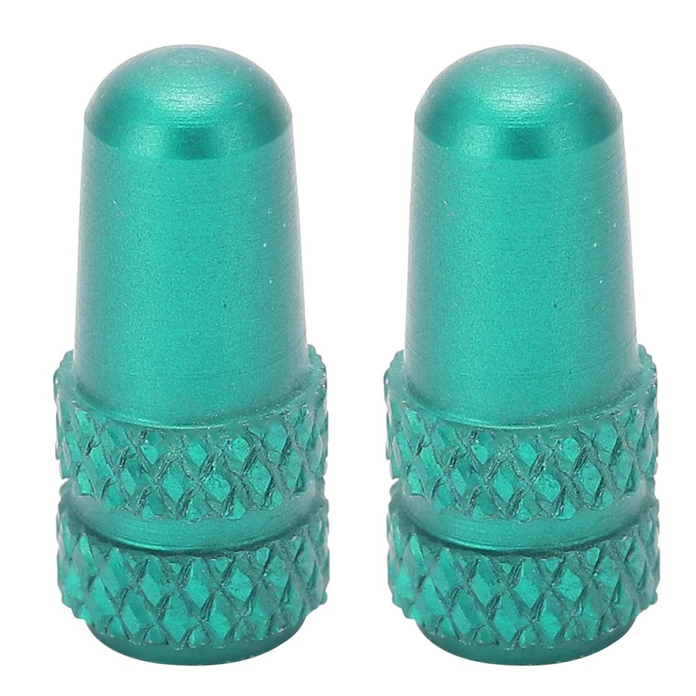 2Pcs Valve ,Aluminium Alloy Valve Stem Accessories for Mountain Bike,Road (Green) and Spare Parts