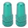 2Pcs Valve ,Aluminium Alloy Valve Stem Accessories for Mountain Bike,Road (Green) and Spare Parts view 1