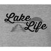 Go All Out Small Athletic Heather Adult Lake Life Fashion Summer Boating Sweatshirt Crewneck view 3