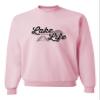 Go All Out X-Large Classic Pink Adult Lake Life Fashion Summer Boating Sweatshirt Crewneck view 2