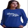 Go All Out X-Large Royal Adult Lake Life Fashion Summer Boating Sweatshirt Crewneck view 1