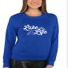 Go All Out X-Large Royal Adult Lake Life Fashion Summer Boating Sweatshirt Crewneck view 4