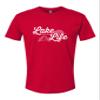 3X-Large Red Mens Lake Life Fashion Summer Boating Deluxe Soft T-Shirt view 1