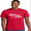 3X-Large Red Mens Lake Life Fashion Summer Boating Deluxe Soft T-Shirt view 2