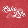 3X-Large Red Mens Lake Life Fashion Summer Boating Deluxe Soft T-Shirt view 3