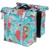 Basil Unisex  Adult's Bloom Field Mik Pannier Rack Bags, Sky Blue, Mit view 1