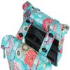 Basil Unisex  Adult's Bloom Field Mik Pannier Rack Bags, Sky Blue, Mit view 3