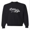 Go All Out Large Black Adult Lake Life Fashion Summer Boating Sweatshirt Crewneck view 2