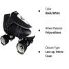 VNLA Junior Tuxedo Jam Skates - Indoor Unisex Roller Skates for Tricks, Jam and Speed Skating - Mens 5 / Ladies 6 view 4