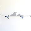 SPAREHAND Single Wall Mount Rack  Heavy Duty 9-Inch Cradle Arms with PVC Padding  1-Tier Storage System for 1 SUP, Surfboard, Wakeboards & Skis  Ideal for Home & Garage Display (Blue Pads on White) view 1