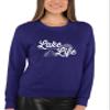Go All Out 4X-Large Purple Adult Lake Life Fashion Summer Boating Sweatshirt Crewneck view 4