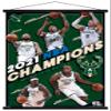Trends International NBA Milwaukee Bucks - 2021 NBA Finals Champions Wall Poster with Magnetic Frame view 1