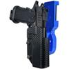 Pro Heavy Duty Competition Holster fits Staccato P (Right-Hand Draw, Blue/Carbon Fiber) view 1