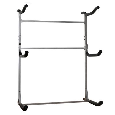 Glacik Sparehand Hybrid Kayak/SUP Heavy Duty Freestanding Storage Rack - 3 Tier Kayak Storage Rack - Garage Storage for Fishing Kayaks