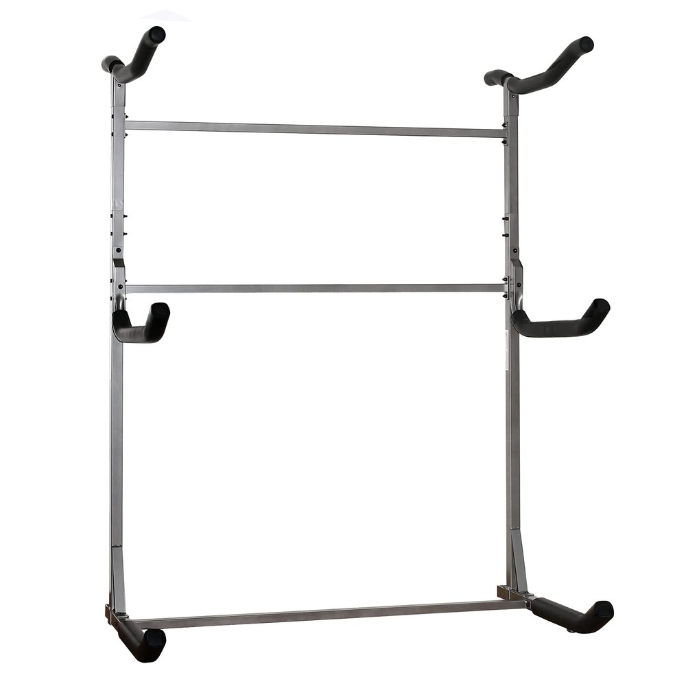 Glacik Sparehand Hybrid Kayak/SUP Heavy Duty Freestanding Storage Rack - 3 Tier Kayak Storage Rack - Garage Storage for Fishing Kayaks