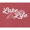 Go All Out 4X-Large Vintage Heather Red Adult Lake Life Fashion Summer Boating Sweatshirt Crewneck view 3