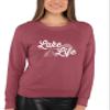 Go All Out 4X-Large Vintage Heather Red Adult Lake Life Fashion Summer Boating Sweatshirt Crewneck view 4