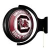 South Carolina Gamecocks: Round Rotating Lighted Wall Sign - College Decor for Home, Game Room, Fan Cave & Garage - USA Made view 2