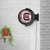 South Carolina Gamecocks: Round Rotating Lighted Wall Sign - College Decor for Home, Game Room, Fan Cave & Garage - USA Made view 4