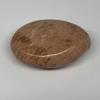 110.2g, 2.6"x1.9"x1" Natural Untreated Peach Moonstone Palm-Stone Crystal Polished Gallet Shape Gemstones from Madagascar, B15456 view 3