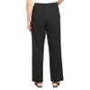 Alfred Dunner Womens Plus-Sizewomen'S Soft Twill Mid-Rise Regular Fit Straight Leg Regular Length Casual Pant Black Size 16W view 2