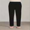 Alfred Dunner Womens Plus-Sizewomen'S Soft Twill Mid-Rise Regular Fit Straight Leg Regular Length Casual Pant Black Size 16W view 4